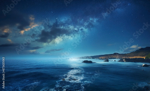 海と星空 © JIN
