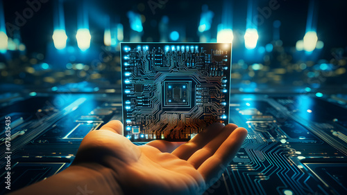 The continuous advancement of AI circuitry paves the way for innovative applications in artificial intelligence and machine learning photo