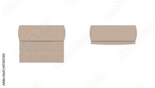 set of compression bandages isolated on white background. medical use
