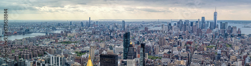 Panorama of New York Skyscrapers