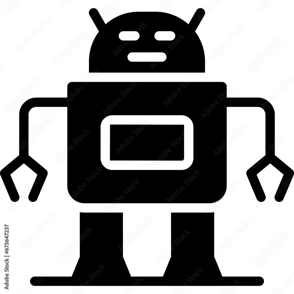 Naklejka premium Robot Icon