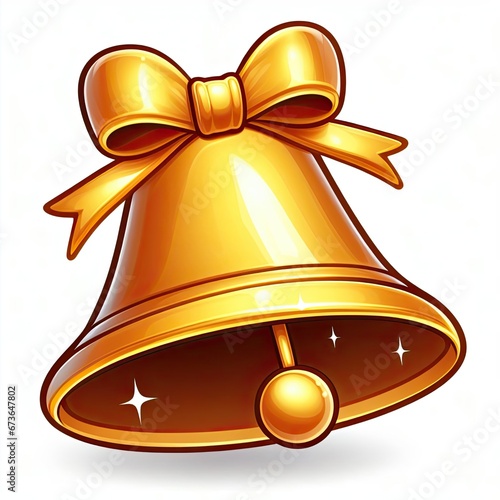 christmas bells with ribbon, jpeg. photo