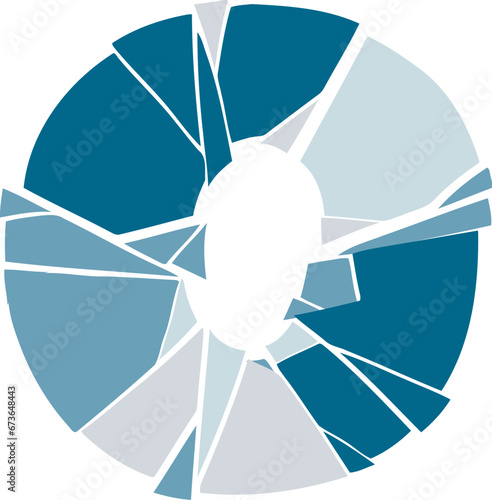 Break Glass Letter O