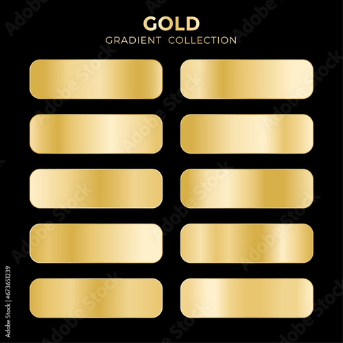 gold metallic gradient collection
