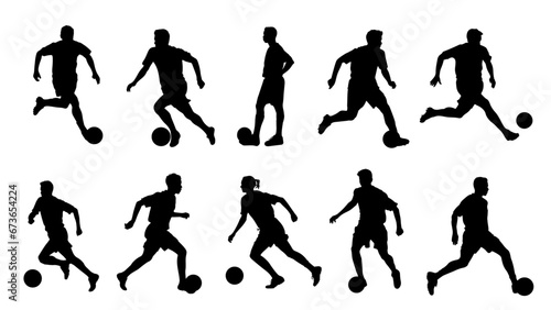 Soccer player silhouette © pickypix