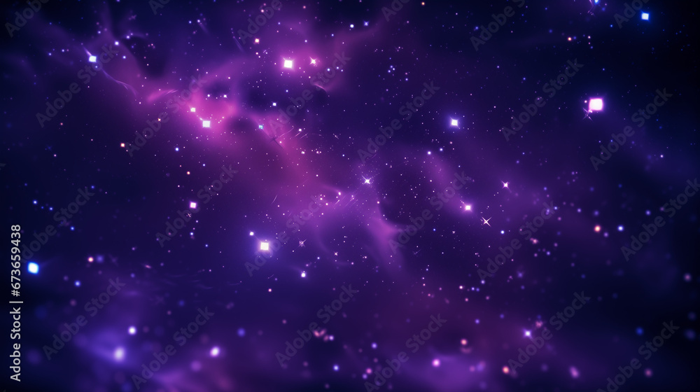 Fototapeta premium Nachthimmel mit Einblick in die Galaxie