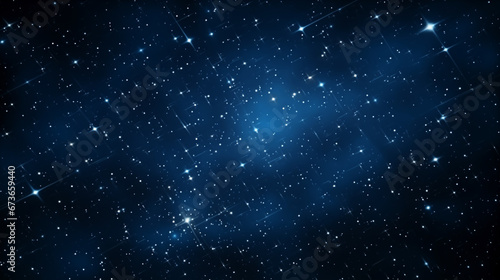 Nachthimmel mit Einblick in die Galaxie