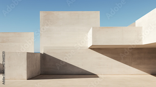 abstract of modern architecture background, concrete wall textured background