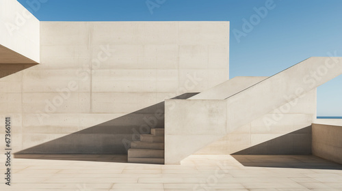 abstract of modern architecture background, concrete wall textured background