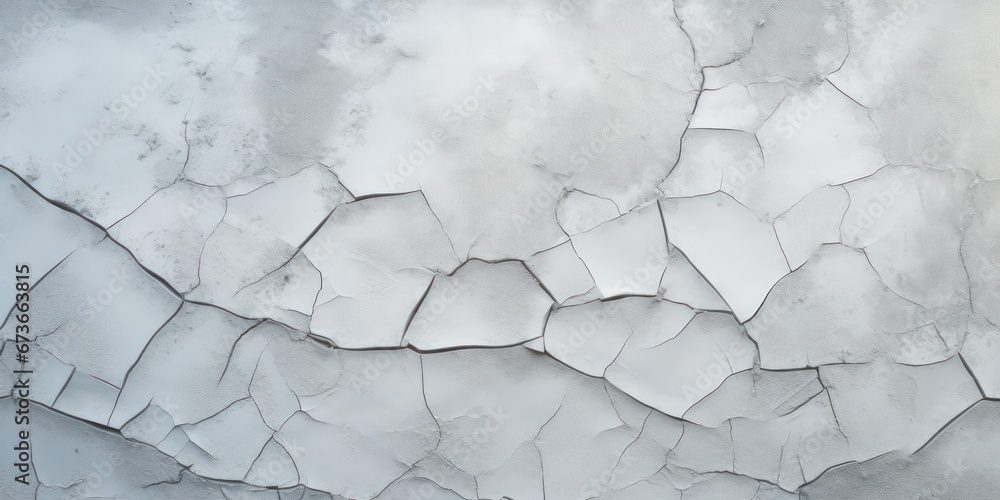Obraz premium This close-up view highlights the light crack cement surface texture, providing a rough yet elegant backdrop with ample copy space for your design
