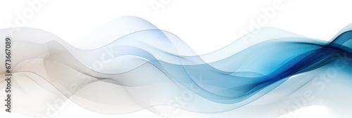 Watercolor style abstraction of razvnotsvetnye wavy and curved lines of bright colors on a white background. Banner