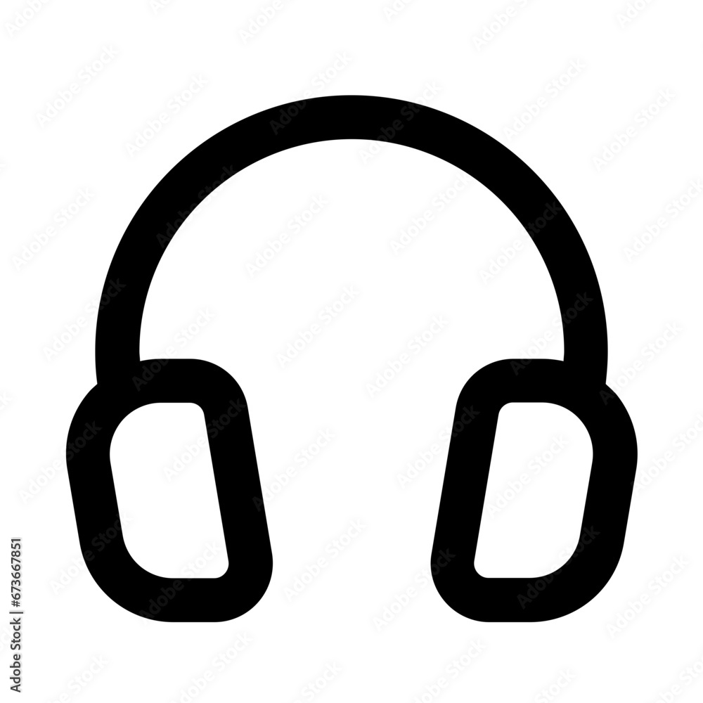 headphone line icon headphone line icon