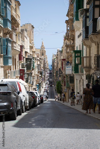 Fototapeta Naklejka Na Ścianę i Meble -  Places in the city of Valletta, Malta
