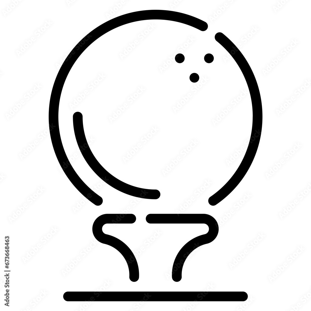 Golf Tee icon Golf Tee icon