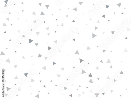 Magic Silver Triangular Confetti