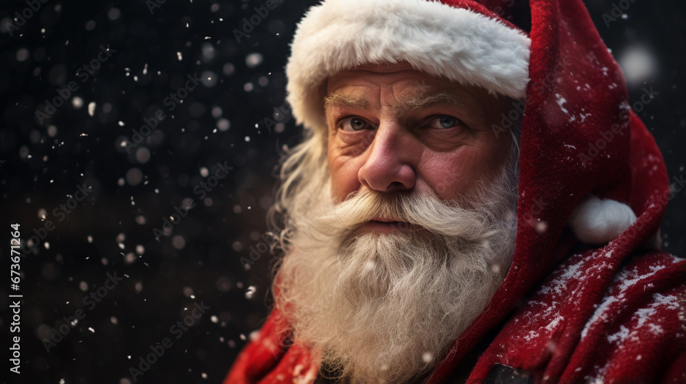 Santa Claus in Christmas season. Santa Claus in Christmas season.