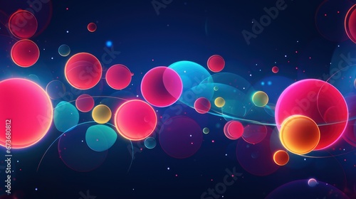 neon spheres and balls