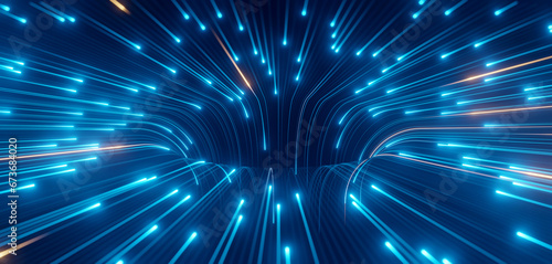 Fototapeta Naklejka Na Ścianę i Meble -  Speed line internet stream