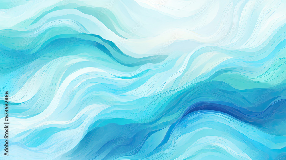 Bright indigo teal and aquamarine wave pattern backdrop Bright indigo teal and aquamarine wave pattern backdrop