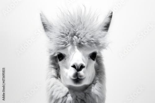 Animal portrait face white mammal nature alpaca cute head fur