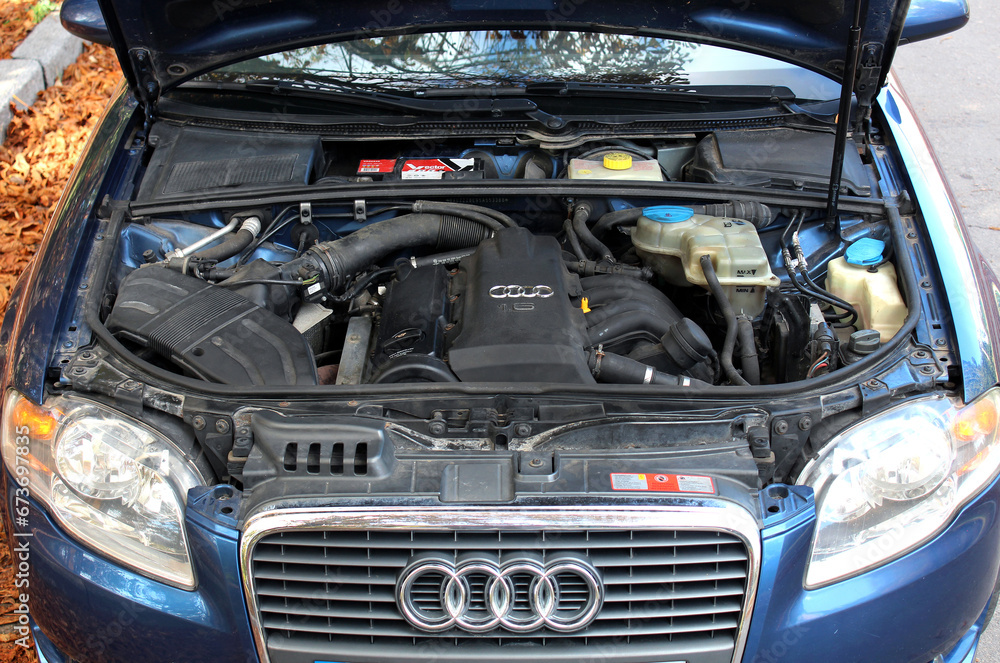 How To Open Audi A4 Hood