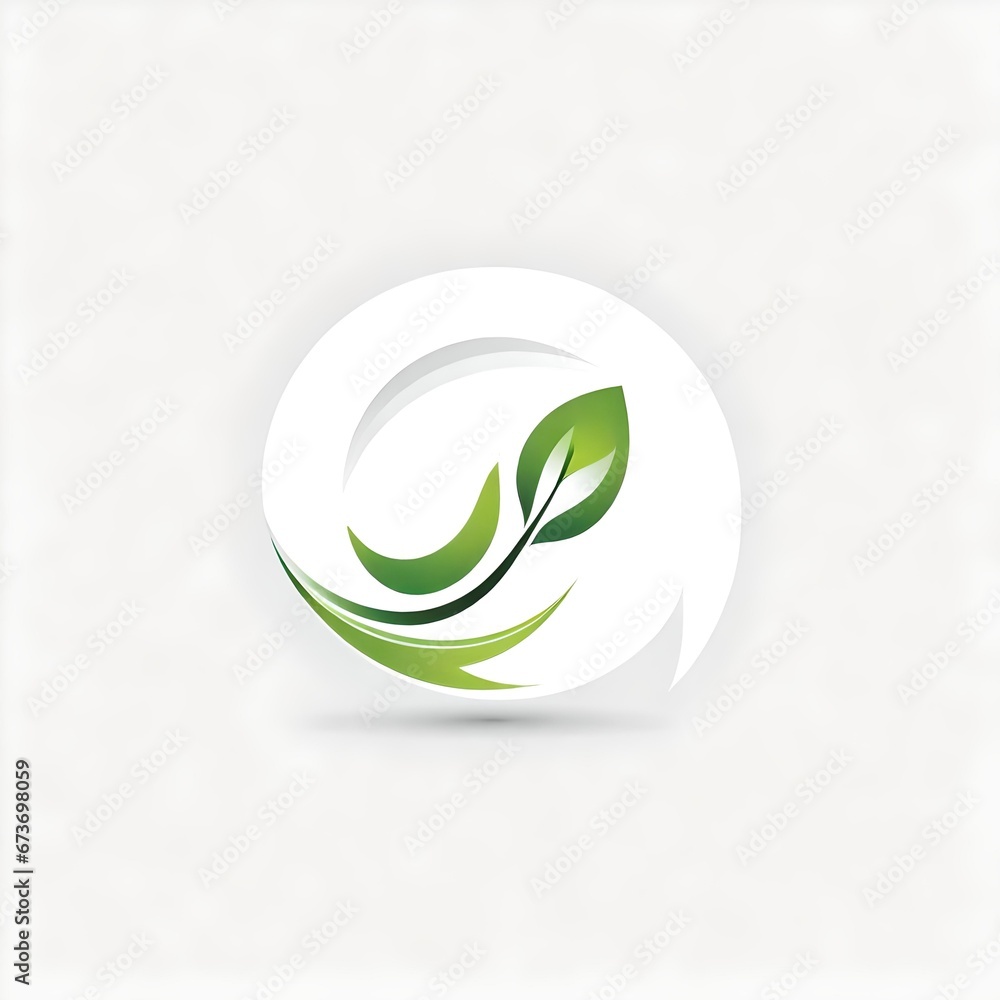 a vector style logo illustration for the environment featuring a plant and leaf or leafs a vector style logo illustration for the environment featuring a plant and leaf or leafs