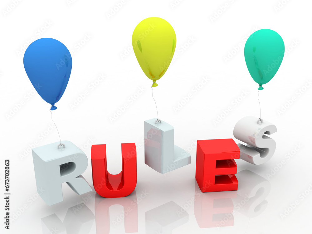 3d rendering business rule concept 3d rendering business rule concept
