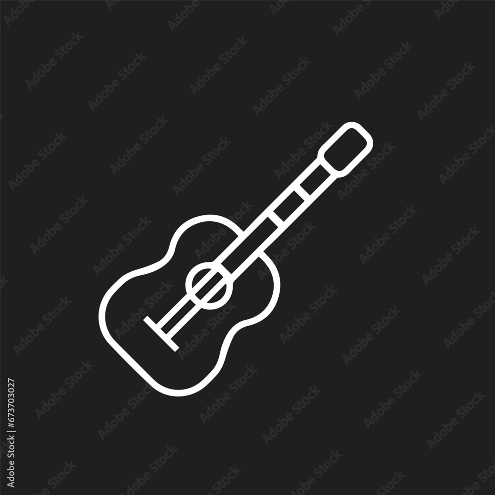 Electric guitar icon. Simple illustration of electric guitar vector icon for web black background
Electric guitar icon. Simple illustration of electric guitar vector icon for web black background