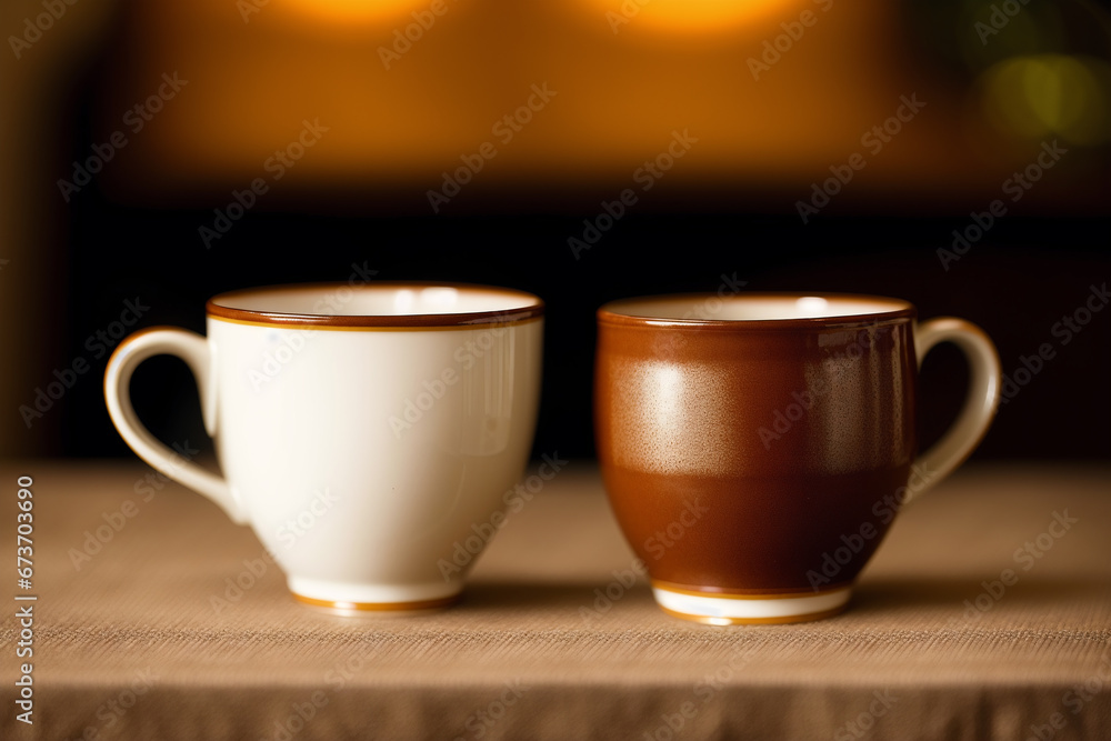 A brown mug. Coffees Embrace. A Toasty Brown Mug. Generative AI A brown mug. Coffees Embrace. A Toasty Brown Mug. Generative AI