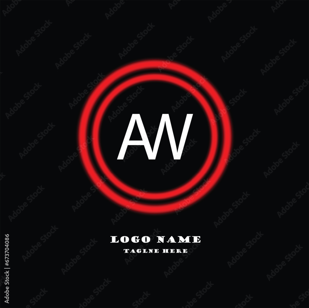 R W Logo. AW Letter Design Template Vector with Black Red Color Initial letters AW logo template design in multiple shapes. Logo icon design template elements, monogram, Linear AW letter logo. Simple R W Logo. AW Letter Design Template Vector with Black Red Color Initial letters AW logo template design in multiple shapes. Logo icon design template elements, monogram, Linear AW letter logo. Simple