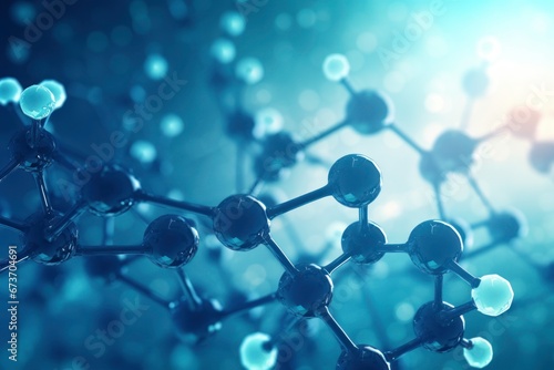 Abstract background featuring medical compounds and molecular structures