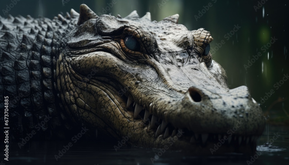 crocodile in the water crocodile in the water