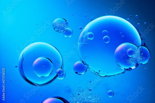 An amazing background with floating bubbles. Whimsical Bubble Delight. Generative AI