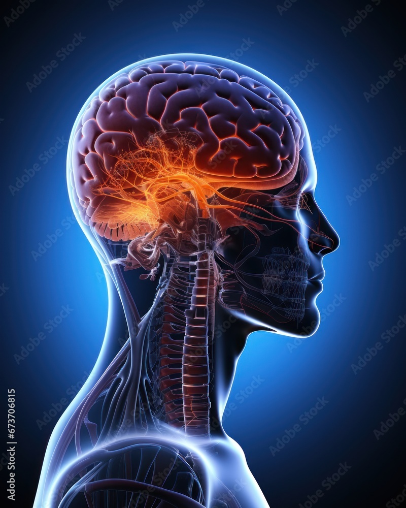 Obraz premium human brain