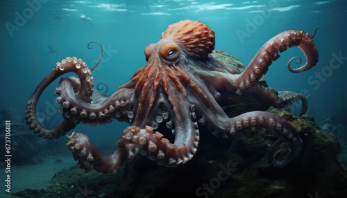 octopus in the sea © Ersan