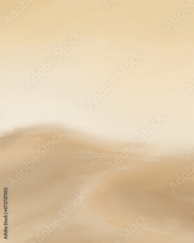 Desert landscape, vertical background, abstract landscape in warm colors