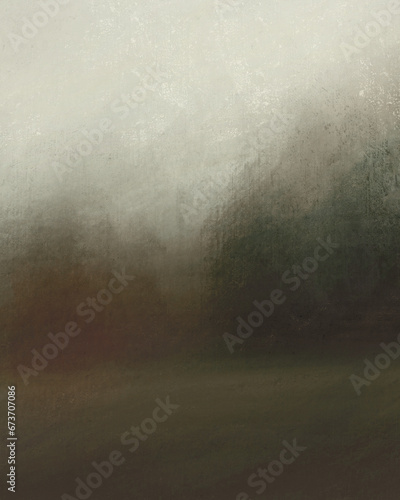Forest abstract landscape background, vertical backdrop 