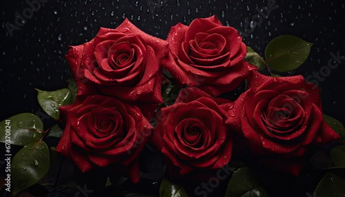 Wallpaper Mural bouquet of roses Torontodigital.ca