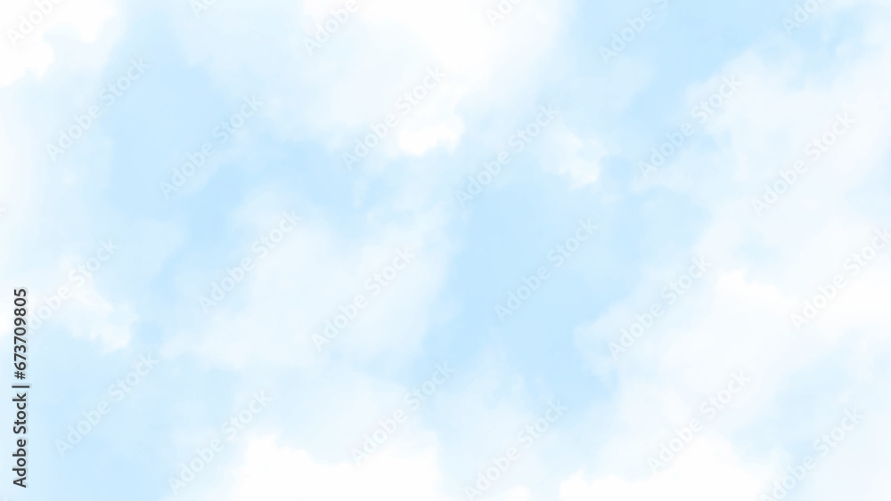 Cloudy blue sky abstract background. 