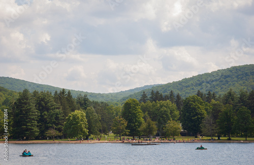 Quaker Lake at Allegany State Park in New York State