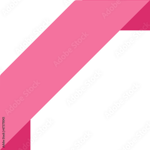 Free Download Ribbon Corner Shape - GFXLoad