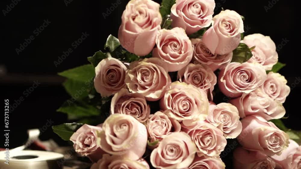Bouquet of flowers in a flower shop made by florist Bouquet of flowers in a flower shop made by florist