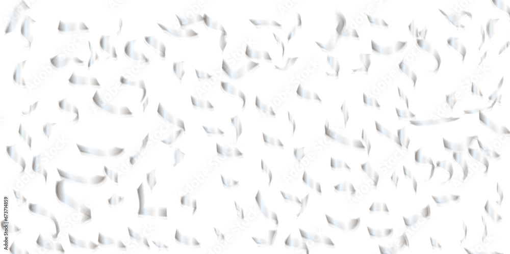 Abstract silver confetti falling down bokeh glitter on transparent background. Design for holyday and celebration background. Abstract silver confetti falling down bokeh glitter on transparent background. Design for holyday and celebration background.