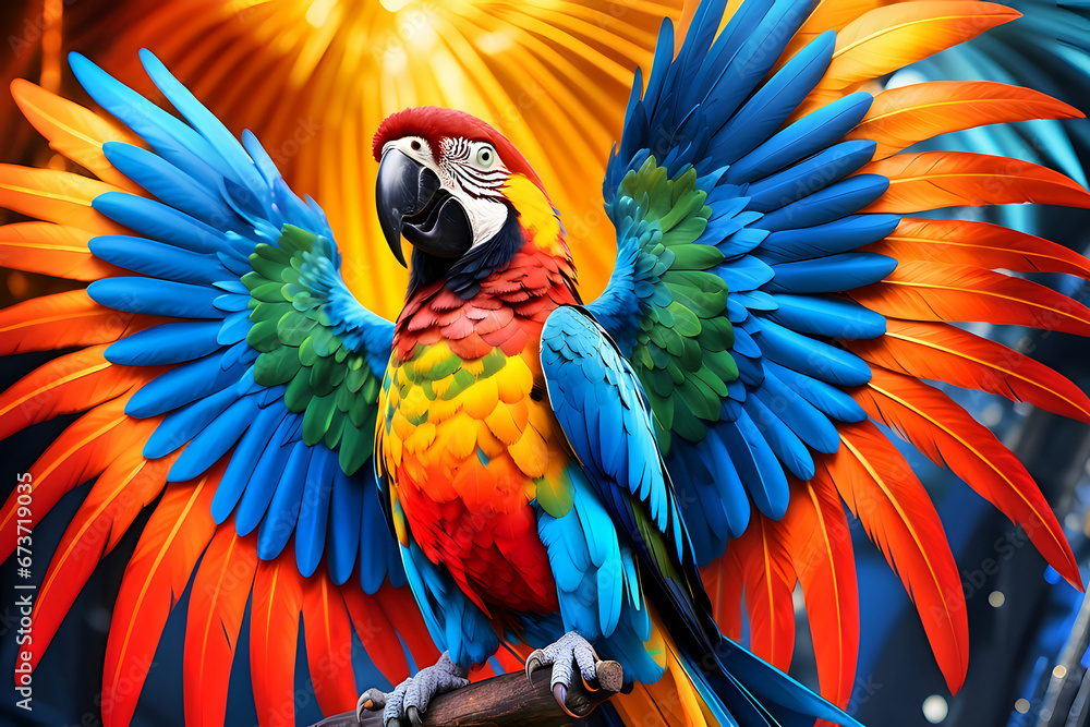 Obraz premium macaw parrot