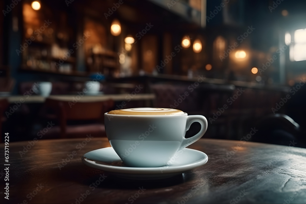 Obraz premium coffee in cafe.