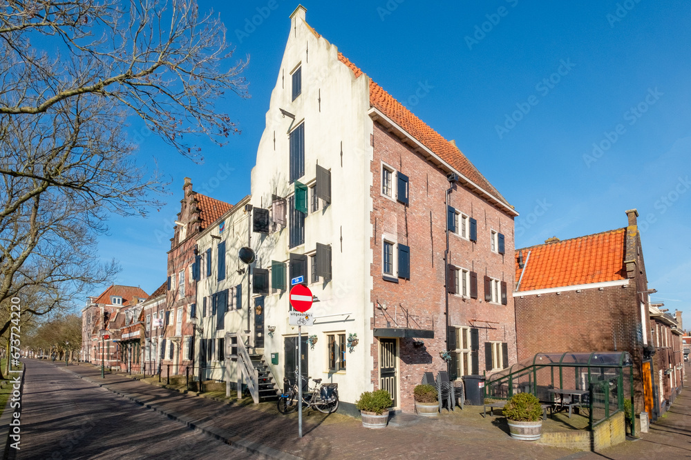 Cityscape of Enkhuizen, Noord-Holland province, The Netherlands,Stadsbeeld Enkhuizen