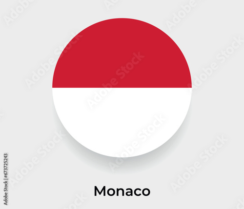Monaco flag bubble circle round shape icon vector illustration Free Download Monaco flag bubble circle round shape icon vector illustration - GFXLoad
