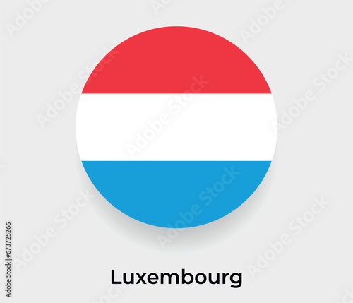 Luxembourg flag bubble circle round shape icon vector illustration Free Download Luxembourg flag bubble circle round shape icon vector illustration - GFXLoad