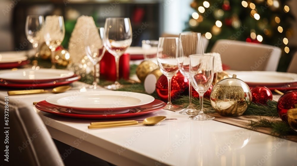 Festive Christmas Dinner Gathering with Loved Ones. Festive Christmas Dinner Gathering with Loved Ones.
