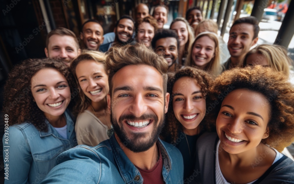 Close up portrait of young beautiful smiling group of people different races taking selfie after party. Concept of business, partnership, friendship, relationship, love, lifestyle. Ad Close up portrait of young beautiful smiling group of people different races taking selfie after party. Concept of business, partnership, friendship, relationship, love, lifestyle. Ad
